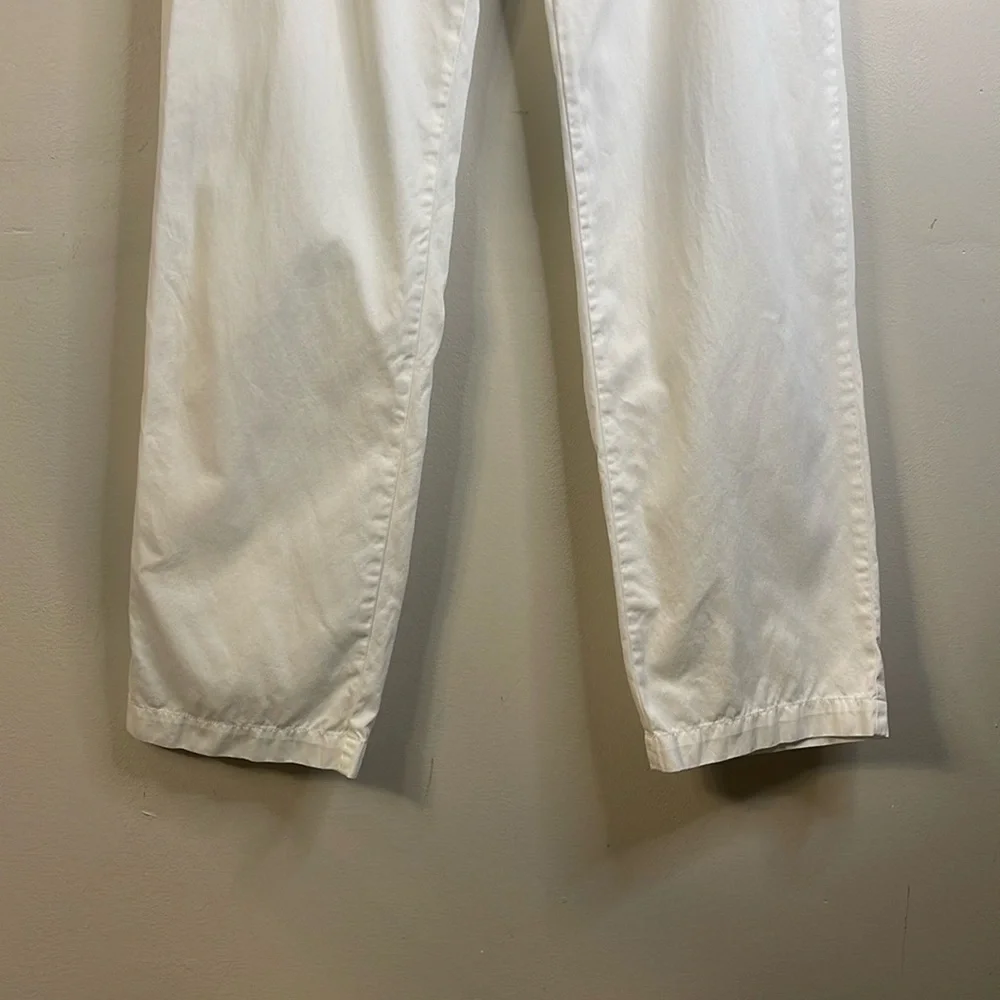 Ralph Lauren Boys Straight Leg White Chinos Size 20 #63